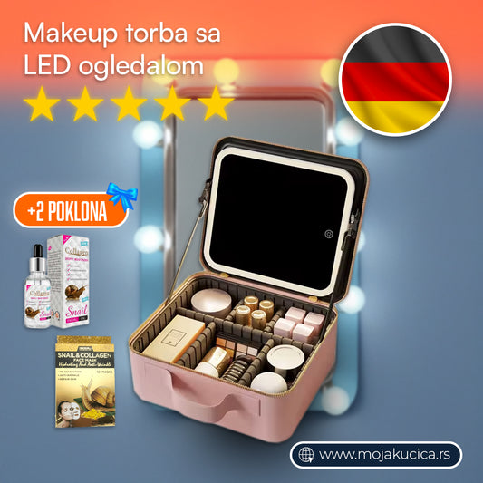 Torba za šminku sa LED svetlom